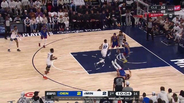 2023.4.22NBA录像回放高清 掘金vs森林狼