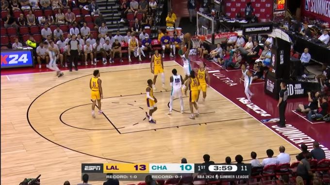 2023.7.10NBA全场录像回放 湖人vs黄蜂