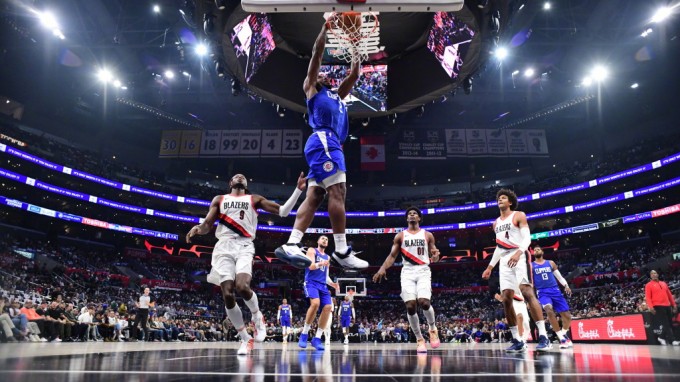 2023.10.26NBA录像回放高清 开拓者vs快船