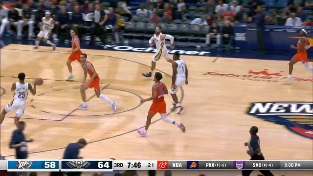 2022.11.29NBA录像回放 雷霆vs鹈鹕 免费更新