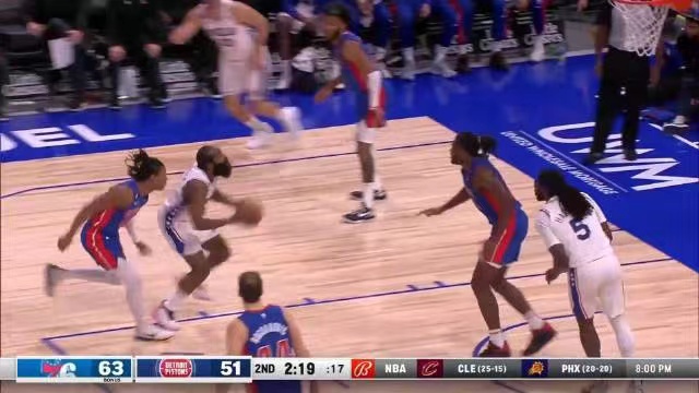 2023.1.9NBA录像回放 76人vs活塞 免费更新