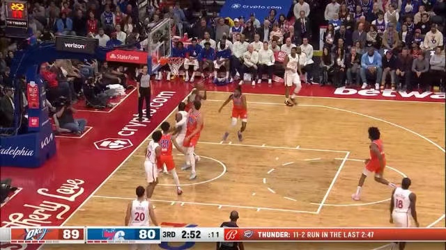 2023.1.13NBA录像回放 雷霆vs76人 免费更新
