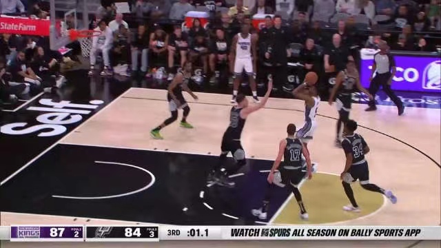 2023.2.2NBA录像回放 国王vs马刺 免费更新