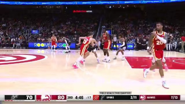 2023.2.12NBA录像回放 马刺vs老鹰 免费更新