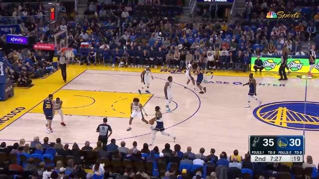2023.4.1NBA录像回放 马刺vs勇士 免费更新