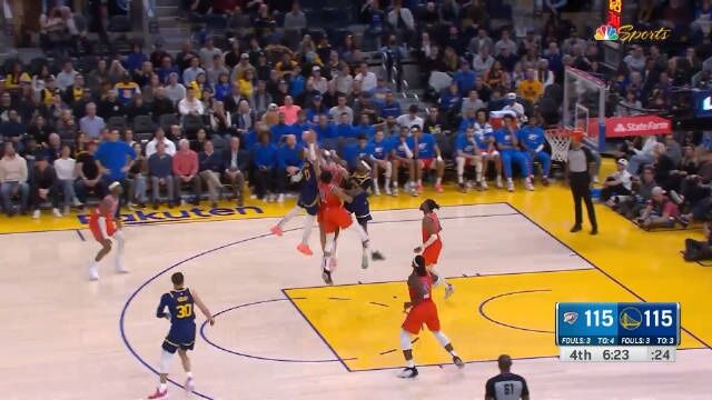 2023.4.5NBA录像高清回放 雷霆vs勇士 免费更新